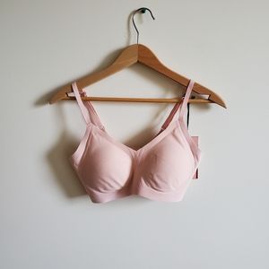 NWT Honeylove Liftwear Silhouette Bra Rose Tan Size Small